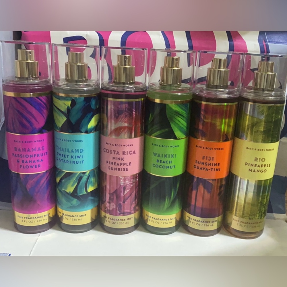 Bath And Body Works SPRING 2024 Fine Fragrance Mist Bundle